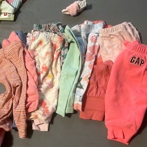 6-9m baby girl pants from target and gap